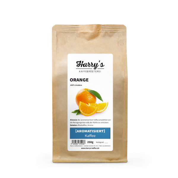 Aromatisierter Kaffee Orange