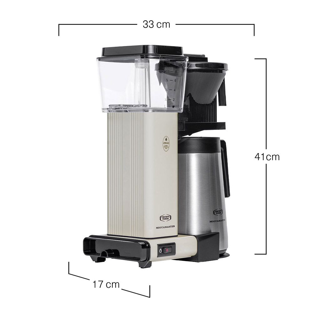 Moccamaster KBGT 741 off-white (mit Thermoskanne) – Bild 2